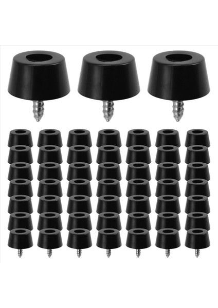 52PCS Kesme Tahtası Için Kauçuk Ayaklar (0.31X0.59 Inç) Sandalyeler ve Diğer Mobilyalar Için Çizik Kauçuk Kesme Tahtası Ayakları (Yurt Dışından)