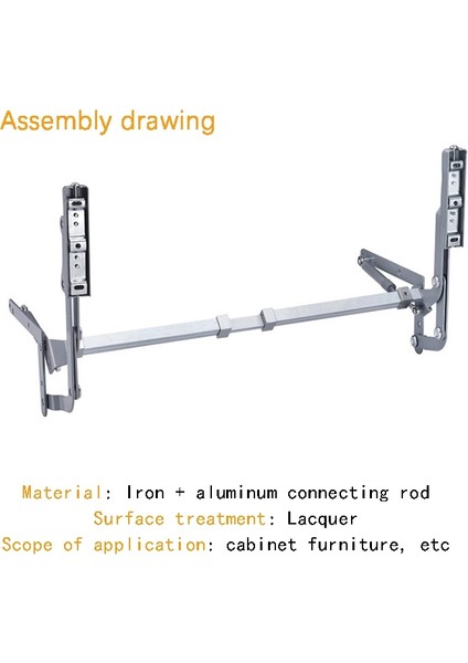 Dikey Asansörde Hava ile Çalışan Menteşe, Translasyonel Pnömatik Dönüş Braketi, Ev Mobilyası Donanımı, Bağlantı Parçaları (Yurt Dışından) indirimleri