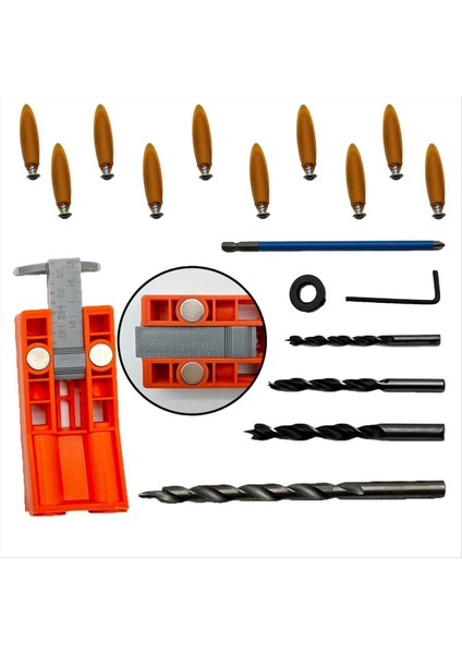 Ahşap Işleme Eğik Delik Bulucu Seti 9.5mm Çift Delikli Yumruklu Ahşap Işleme Bit Sondaj Armatürü Ağaç Işleme Araçları (Yurt Dışından) fırsatları