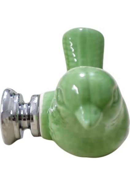 4 Pack Yeşil Sevimli Kuş Tasarım Dolabı Kapı Düğmeleri, Seramik Çekmece Düğmeleri, Vintage Dolap Çekme Kolu (Yeşil) (Yurt Dışından) indirimleri
