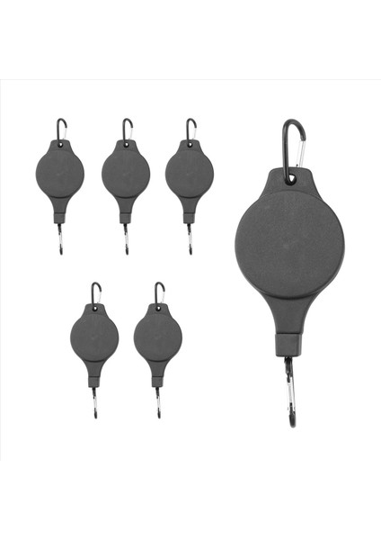 6 Paket Bitki Kasnağı Geri Çekilebilir Askı Kolay Erişim Bitki Kasnağı Asma Bitkiler Için Kapalı Siyah (Yurt Dışından) fiyatları