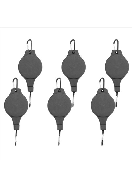 6 Paket Bitki Kasnağı Geri Çekilebilir Askı Kolay Erişim Bitki Kasnağı Asma Bitkiler Için Kapalı Siyah (Yurt Dışından) modelleri