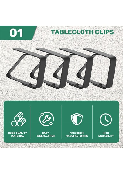 4 Adet Siyah Siyah Masa Örtüsü Klipsi Masa Örtüsü Sabitleme Klipsi 5X4CM Masa Örtüsü Klipsi Büfe Ziyafet/barbekü/bahçe Partisi Için (Yurt Dışından) fırsatları