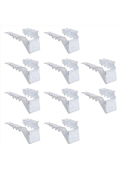 10PCS 2x6 Kiriş Askısı, Ölçüm Çift Kesme Yüz Montaj Kiriş Askısı, Kirişler Için Kasırga Bağları Zemin Için Braketler (Yurt Dışından)