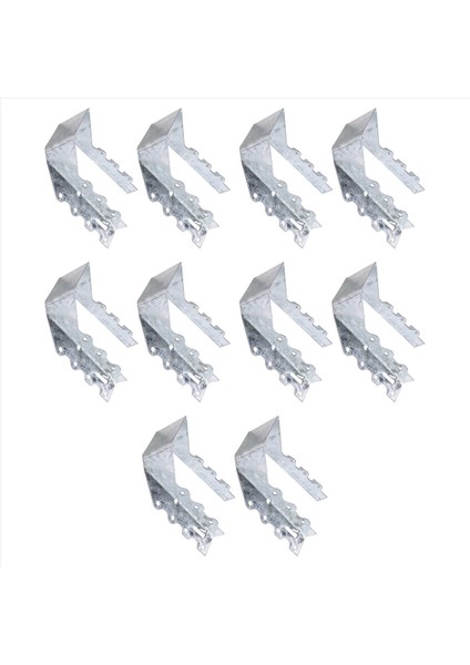 10PCS 2x6 Kiriş Askısı, Ölçüm Çift Kesme Yüz Montaj Kiriş Askısı, Kirişler Için Kasırga Bağları Zemin Için Braketler (Yurt Dışından) modelleri