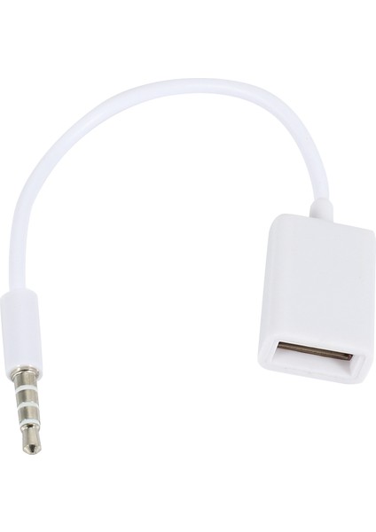 3,5mm Erkek Aux Audio Flug Jack - USB 2.0 Dişi Dönüştürücü Kablo Kablosu Araba Mp3 (Yurt Dışından) fiyatları