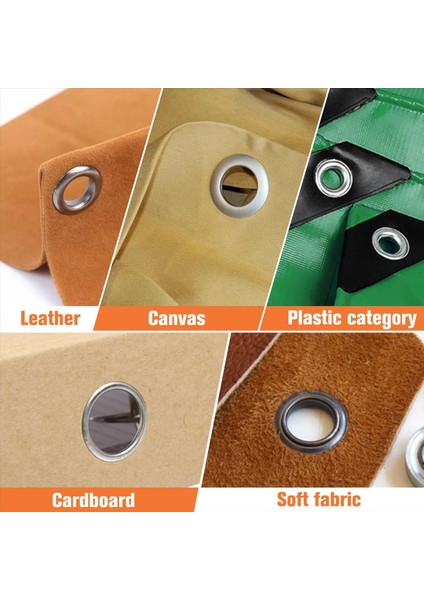 Grommet Tool Kit 3/8, 500PCS 3/8 Inç Gromet ve Lastik Çekiçli Grommet Kiti, Manuel Grommet Press Machine (Yurt Dışından) fırsatları