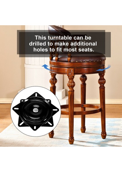 6 Inç Tekne Koltuk Döner Tabak Balıkçı Teknesi Deniz Koltuğu Döner Rotasyon 360 Derece Rotasyon Evrensel Seti 15.4 x 15.4 x 2 cm (Yurt Dışından) fırsatları