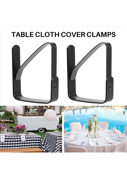 8 Paket Paslanmaz Çelik Masa Örtüsü Klipsleri Siyah Piknik Masa Örtüsü Klipsleri Ayarlanabilir Önleyici Sabit Klips Masa Bezi Tutucu (Yurt Dışından) fırsatları