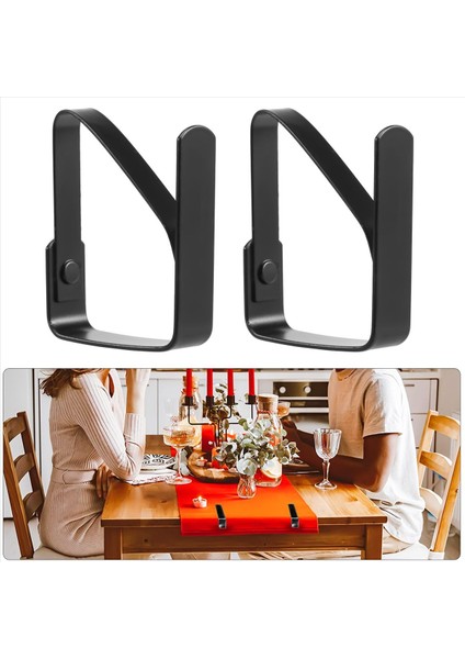 8 Paket Paslanmaz Çelik Masa Örtüsü Klipsleri Siyah Piknik Masa Örtüsü Klipsleri Ayarlanabilir Önleyici Sabit Klips Masa Bezi Tutucu (Yurt Dışından) indirimleri