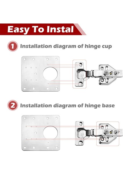 6 Adet Dolap Menteşe Onarım Plakası Kiti Vidalı, Paslanmaz Çelik Gizli Dolap Kapı Menteşe Onarım Braketleri (Yurt Dışından) fiyatları