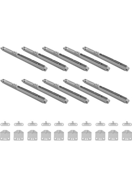 10PCS/LOT Dolabı Kayar Adaptör, Herhangi Bir Yan Montaj Çekmecesi Için Yumuşak Kapanış Sistemi Sürgülü Tampon Damper Dolabı (Yurt Dışından) modelleri