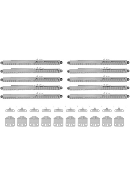 10PCS/LOT Dolabı Kayar Adaptör, Herhangi Bir Yan Montaj Çekmecesi Için Yumuşak Kapanış Sistemi Sürgülü Tampon Damper Dolabı (Yurt Dışından) fırsatları