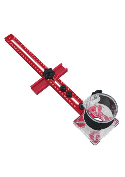 4in1 Yönlendirici Freze Groove Bracket-Cabinet Donanım Jig Alüminyum Daire Kesme Jig Punch-Router Freze Bracketa (Yurt Dışından)