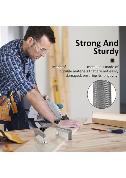 2pcs Tezgah Köpek Kelepçesi Paslanmaz Çelik Köpek Deliği Kelepçesi Ahşap Işlemesi Için Ayarlanabilir Tezgah Klipsi (20MM/0.79INCH) (Yurt Dışından) fırsatları