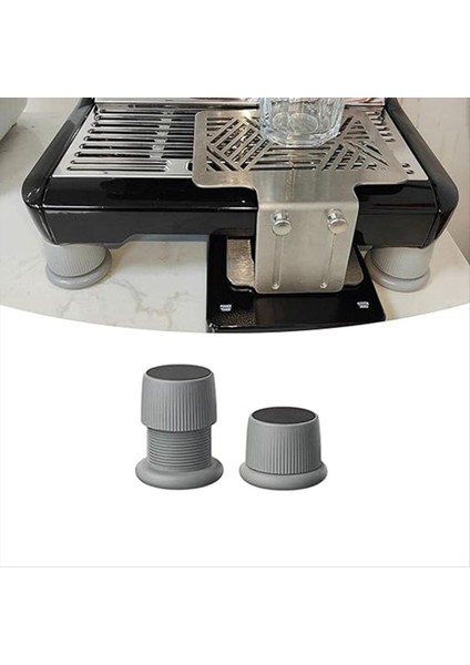 2 Masa Bacak Pedleri, Ayarlanabilir Güçlendirici Pedler, Kaymaz, Sandalye Bacak Kapakları, Parke Zeminler Için Zemin Koruyucuları (Gri) (Yurt Dışından) fırsatları