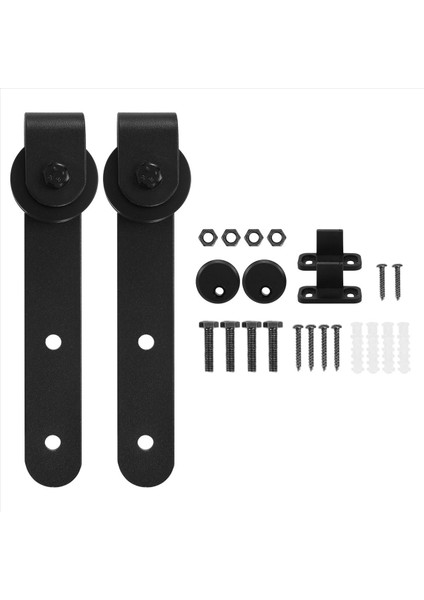 Dolap Sürgülü Barn Kapı Donanım Kiti Süper Mini Sürgülü Kapı Donanım Seti Üst Montaj Askısı Track Dolap (Yurt Dışından) fiyatları