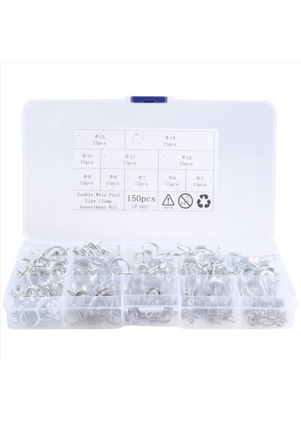 150PCS/SET Paslanmaz Çelik Yay Klipsi Hortum Kelepçe Bağlantı Elemanı Yakıt Hattı Hortum Su Boru Hava Tüp Araba Sıhhi Tesisat Aletleri (Yurt Dışından) modelleri