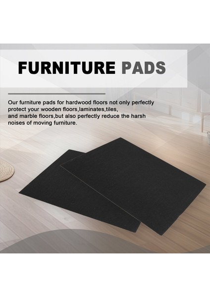 9 Adet 8 Inç x 6 Inç x 1/5 Inç Mobilya Keçe Pedleri Kendi Kendine Yapışkan, Kesilebilir Keçe Sandalye Pedleri, Çizik Zemin (Yurt Dışından) indirimleri