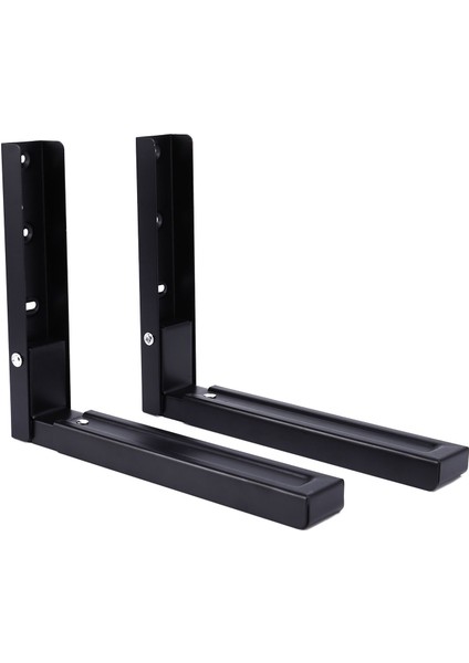 2pcs Mikrodalga Siyah Duvar Montaj Tutucu Braketleri Uzatılabilir Kollu 40KG (Yurt Dışından) modelleri