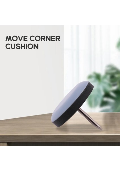 20PCS 25MM Sandalye Planörleri Mobilya Kaydırıcıları Ptfe Kolay Hareketli Pedler Çivi Ayakları ile Parke Zemin Için Koruyucu (Yurt Dışından) fiyatları