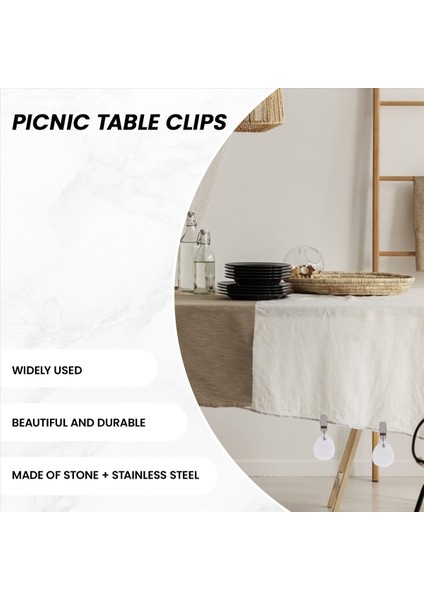 8pcs Masa Örtüsü Ağırlıkları Gözyaşı Tablosu Kapağı Ağırlıklar Metal Klips Masa Örtüsü Kolye Taş Masa Ağırlıkları Askılar (Yurt Dışından) fırsatları