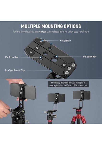 Mini Cep Katlanabilir Tripod Telefon Için Dikey Yatay Sürgün Genişleme Video Işık Mikrofon Fotoğraf Dengeleyicisi (Yurt Dışından) fiyatları