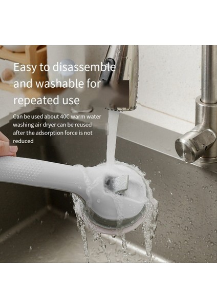 2 Yumruksuz Büyük Emme Bardak Korkakları Banyo Tuvalet Cam Kapı Kolları Yaşlı Güvenlik Slip Slip Korkakları (Yurt Dışından)