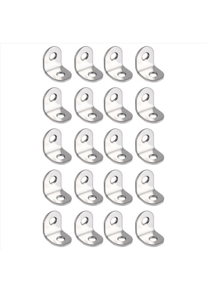 20PCS 20MM x 20MM 90 Derece Raf Destek Köşe Destek Açısı Braketi (Yurt Dışından) fiyatları