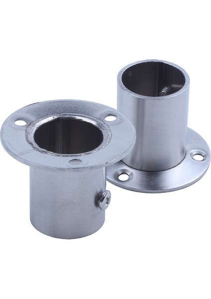 Gardırop 25MM Tüp Paslanmaz Çelik Ray Çubuğu Uç Destek Braketi 2 Pcs (Yurt Dışından) modelleri