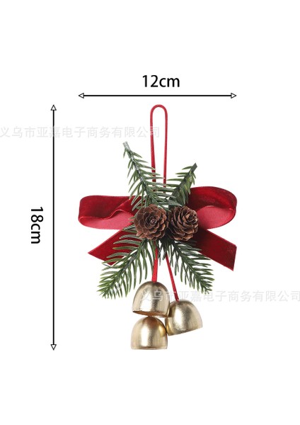 Yeni Yılbaşı Ağacı Çanları Asılı Yılbaşı Dekorasyonu Ortam Çanları (Yurt Dışından) fiyatları