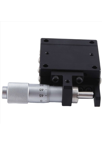 x Eksen 40X40MM Düğme Mikrometre Sürgülü Sahne Kılavuzu Ray Tipi Platform Manuel Yer Değiştirme Sürülme Tablosu (LGX40-L) (Yurt Dışından) fırsatları