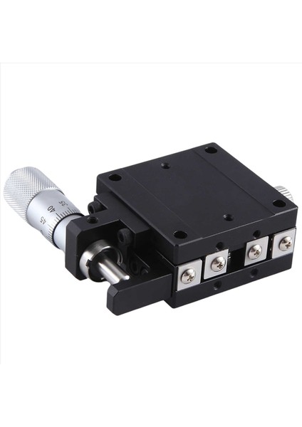 x Eksen 40X40MM Düğme Mikrometre Sürgülü Sahne Kılavuzu Ray Tipi Platform Manuel Yer Değiştirme Sürülme Tablosu (LGX40-L) (Yurt Dışından) indirimleri