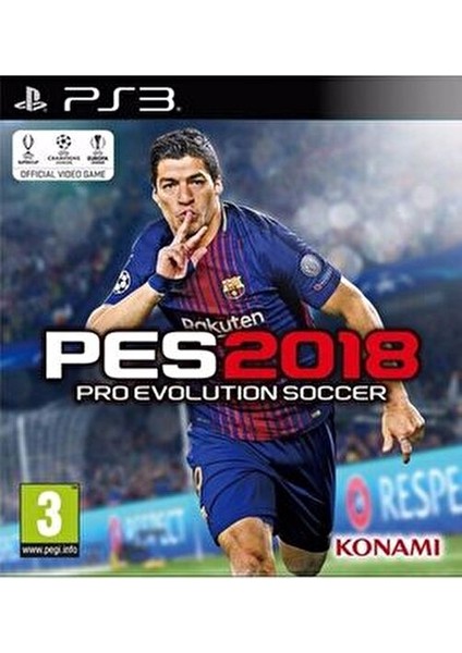 PES 2018 Playstation 3 Aksiyon ve Macera Oyun Tipi Gençler İçin Çok Satan Eğlence modelleri
