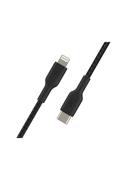 Belkin Örgülü Usb-C - Kablosu (Hızlı Şarj Kablosu) Hızlı Şarj Mfi Sertifikalı Usb-C Kablo