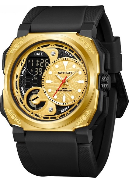 Erkekler Dijital Saat Spor Saatler Su Geçirmez 50 M Kol Saati Casıo Seiko (Yurt Dışından)