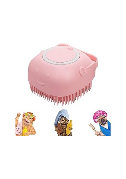 Aputue Evcil Hayvan Banyo Fırçası, Köpek Banyo Fırçası, Banyo Için Köpek Fırçası, Yumuşak Sil