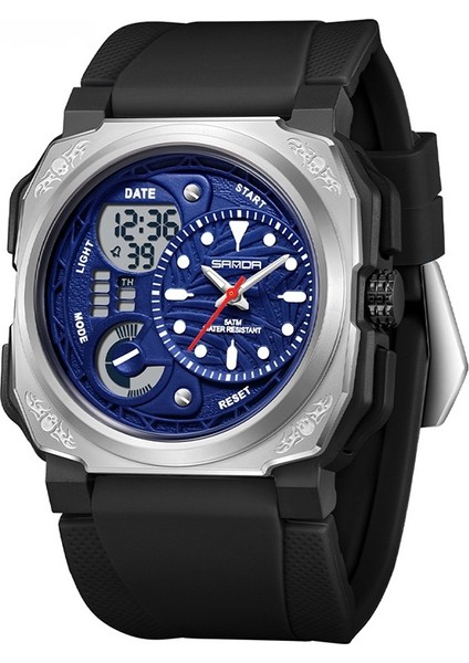 Erkekler Dijital Saat Spor Saatler Su Geçirmez 50 M Kol Saati Casıo Seiko (Yurt Dışından)