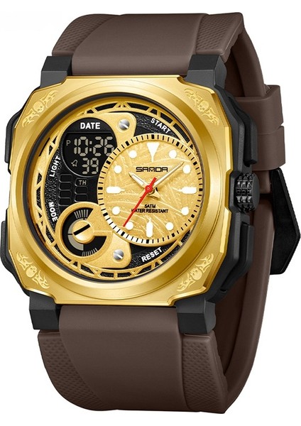 Erkekler Dijital Saat Spor Saatler Su Geçirmez 50 M Kol Saati Casıo Seiko (Yurt Dışından)