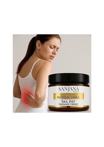 Sanjana Kuyruk Yağlı Rahatlatan Kremi – Doğal Içerikli, Kas ve Eklemi Rahatlatan, 100 ml