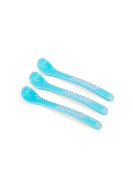 Twistshake Bebek Kaşığı Seti, 3’lü, Mavi, 6 Ay+
