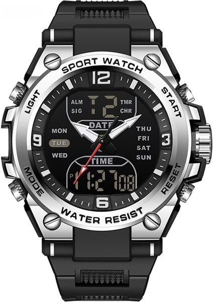 Erkekler Dijital Saat Spor Saatler Su Geçirmez 50 M Kol Saati Casıo Seiko (Yurt Dışından)