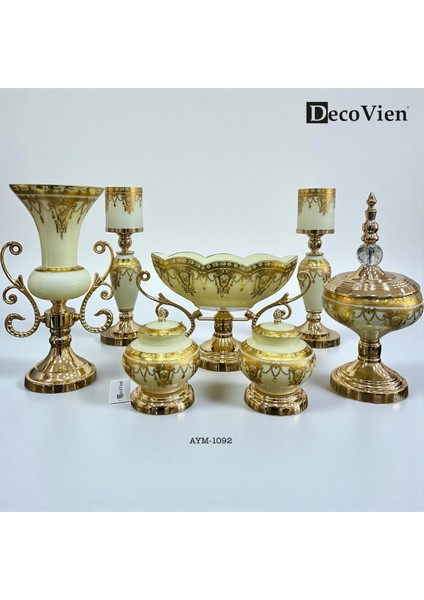 7 Parça Konsol Seti Salon Takımı