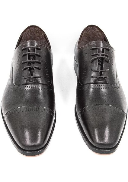 012900-26 Kösele Erkek Klasik Ayakkabı - Koyu Kahverengi fiyatları