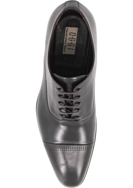 012900-26 Kösele Erkek Klasik Ayakkabı - Koyu Kahverengi indirimleri