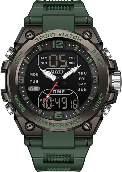 Erkekler Dijital Saat Spor Saatler Su Geçirmez 50 M Kol Saati Casıo Seiko (Yurt Dışından)