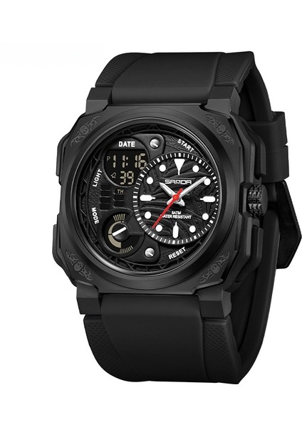 Siyah Erkekler Dijital Saat Spor Saatler Su Geçirmez 50 M Kol Saati Casıo Seiko (Yurt Dışından)