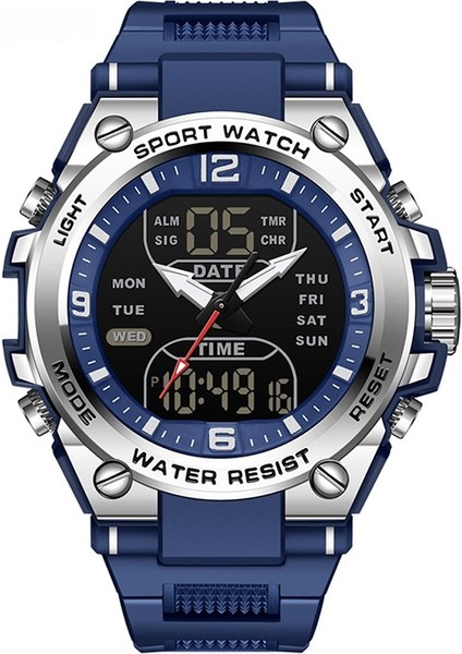 Erkekler Dijital Saat Spor Saatler Su Geçirmez 50 M Kol Saati Casıo Seiko (Yurt Dışından)