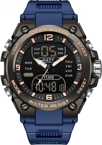 Erkekler Dijital Saat Spor Saatler Su Geçirmez 50 M Kol Saati Casıo Seiko (Yurt Dışından)