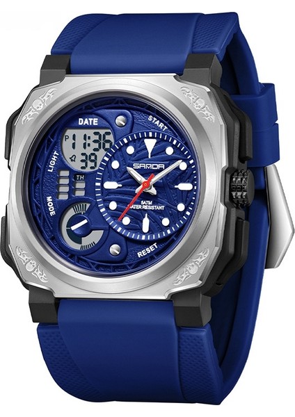 Erkekler Dijital Saat Spor Saatler Su Geçirmez 50 M Kol Saati Casıo Seiko (Yurt Dışından)